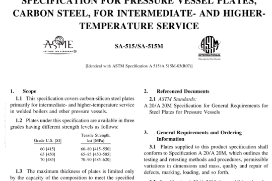 ASME A515 pdf free download