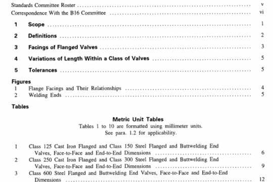 ASME B16.10 pdf free download