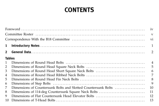 ASME B18.5 pdf free download