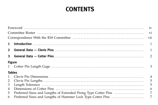 ASME B18.8.1 pdf free download