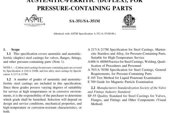 ASME II A351 pdf free download