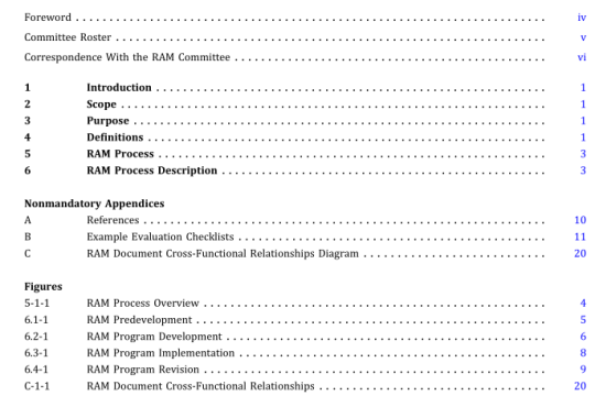 ASME RAM-1 pdf free download