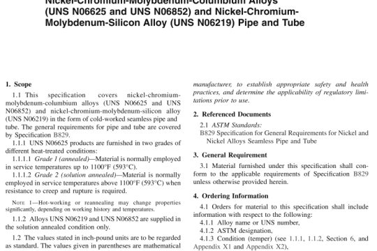 ASME SB444 pdf free download